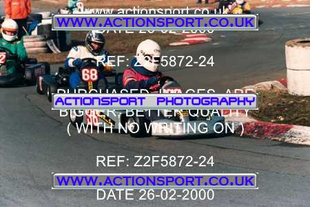 Photo: Z2F5872-24 ActionSport Photography 26/02/2000 Camberley Kart Club - Blackbushe _5_SeniorTKM #36