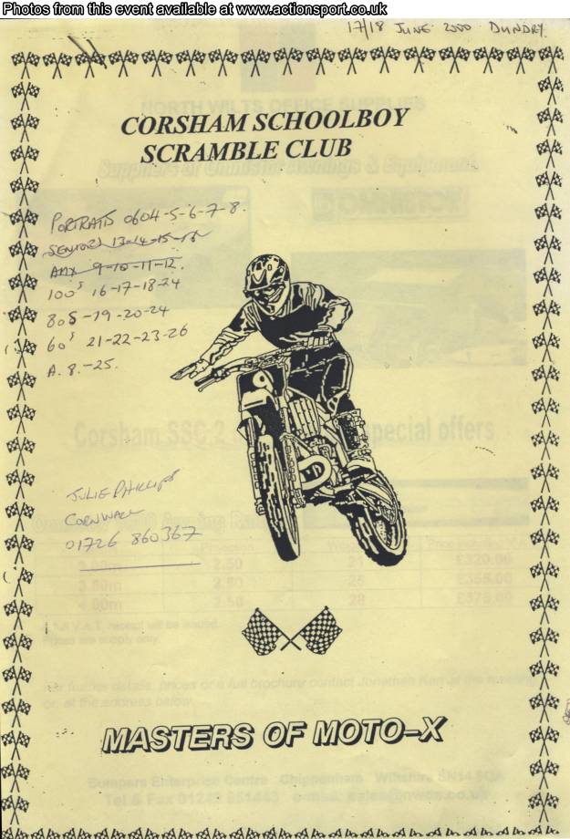 Event programme page