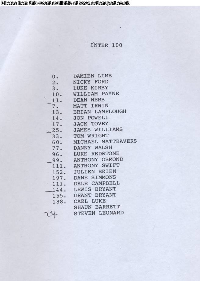 Event programme page