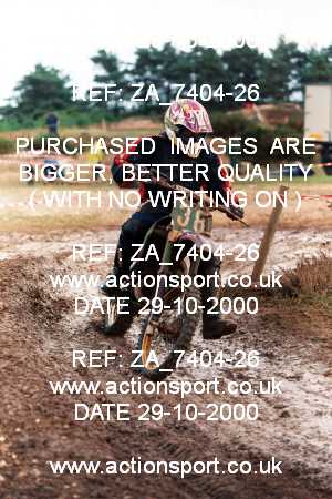 Photo: ZA_7404-26 ActionSport Photography 29/10/2000 YMSA Hants & Dorset YMC - Trigon _5_80s_100s #38
