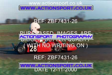 Photo: ZBF7431-26 ActionSport Photography 12/11/2000 Hunts Kart Club - Kimbolton _2_JuniorTKM #28
