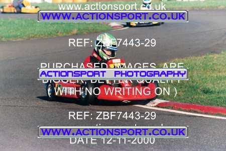 Photo: ZBF7443-29 ActionSport Photography 12/11/2000 Hunts Kart Club - Kimbolton _7_Cadets #47