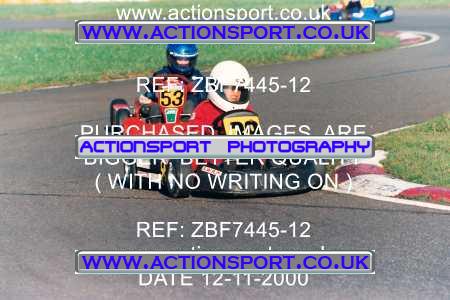 Photo: ZBF7445-12 ActionSport Photography 12/11/2000 Hunts Kart Club - Kimbolton _7_Cadets #53