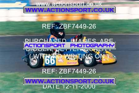 Photo: ZBF7449-26 ActionSport Photography 12/11/2000 Hunts Kart Club - Kimbolton _2_JuniorTKM #66