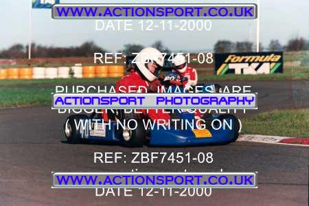 Photo: ZBF7451-08 ActionSport Photography 12/11/2000 Hunts Kart Club - Kimbolton _3_Rotax #40