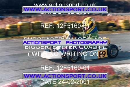 Photo: 12F5160-01 ActionSport Photography 24/02/2001 Camberley Kart Club - Blackbushe _1_Cadets #89