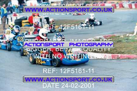 Photo: 12F5161-11 ActionSport Photography 24/02/2001 Camberley Kart Club - Blackbushe _1_Cadets #9990