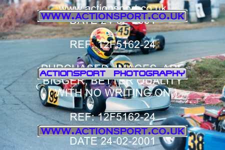 Photo: 12F5162-24 ActionSport Photography 24/02/2001 Camberley Kart Club - Blackbushe _1_Cadets #89