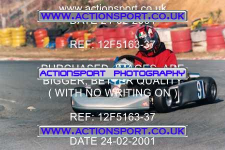 Photo: 12F5163-37 ActionSport Photography 24/02/2001 Camberley Kart Club - Blackbushe _2_JuniorTKM #91