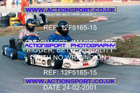 Photo: 12F5165-15 ActionSport Photography 24/02/2001 Camberley Kart Club - Blackbushe _5_Rotax #57