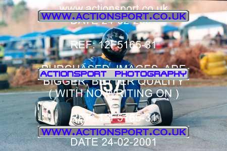 Photo: 12F5165-31 ActionSport Photography 24/02/2001 Camberley Kart Club - Blackbushe _5_Rotax #57