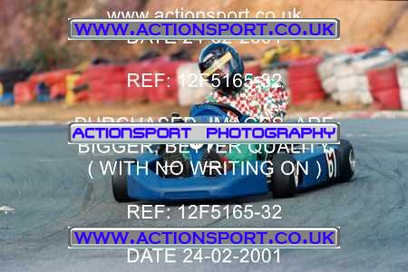 Photo: 12F5165-32 ActionSport Photography 24/02/2001 Camberley Kart Club - Blackbushe _5_Rotax #67
