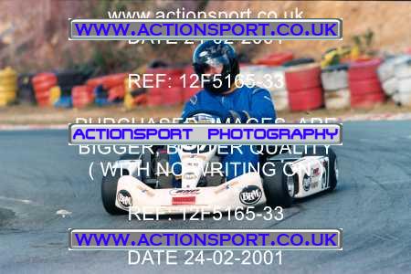 Photo: 12F5165-33 ActionSport Photography 24/02/2001 Camberley Kart Club - Blackbushe _5_Rotax #57