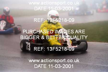Photo: 13F5218-09 ActionSport Photography 11/03/2001 Clay Pigeon Kart Club [Honda Challenge] _2_SeniorRotax #73