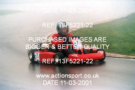 Photo: 13F5221-22 ActionSport Photography 11/03/2001 Clay Pigeon Kart Club [Honda Challenge] _4_HondaChallenge_JuniorProKart #34