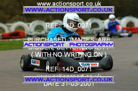 Photo: 14D_0071 ActionSport Photography 31/03/2001 Club 100 Kart Enduro _1_AllTeams #4
