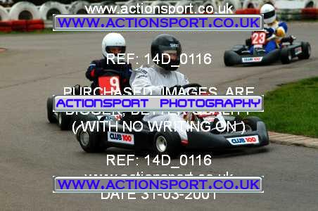 Photo: 14D_0116 ActionSport Photography 31/03/2001 Club 100 Kart Enduro _1_AllTeams #9