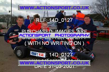 Photo: 14D_0127 ActionSport Photography 31/03/2001 Club 100 Kart Enduro _1_AllTeams #14