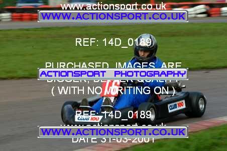 Photo: 14D_0189 ActionSport Photography 31/03/2001 Club 100 Kart Enduro _1_AllTeams #16