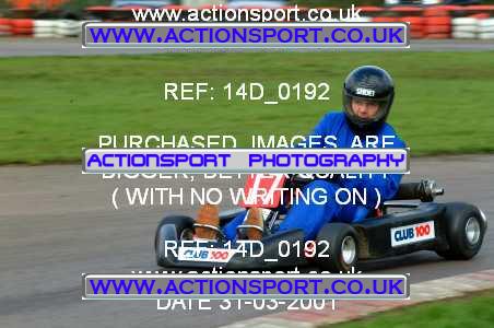Photo: 14D_0192 ActionSport Photography 31/03/2001 Club 100 Kart Enduro _1_AllTeams #17