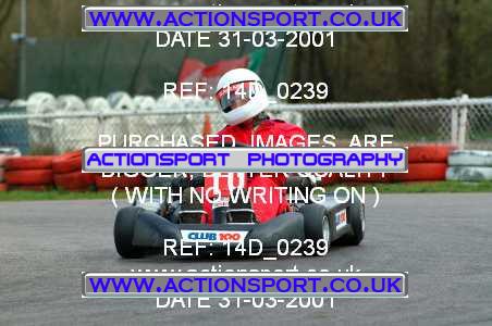 Photo: 14D_0239 ActionSport Photography 31/03/2001 Club 100 Kart Enduro _1_AllTeams #10