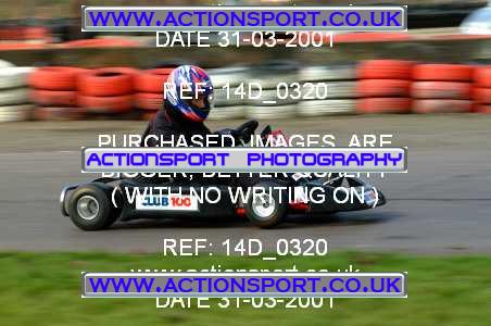 Photo: 14D_0320 ActionSport Photography 31/03/2001 Club 100 Kart Enduro _1_AllTeams #22