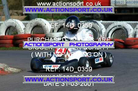 Photo: 14D_0359 ActionSport Photography 31/03/2001 Club 100 Kart Enduro _1_AllTeams #21