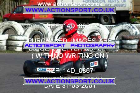 Photo: 14D_0367 ActionSport Photography 31/03/2001 Club 100 Kart Enduro _1_AllTeams #14