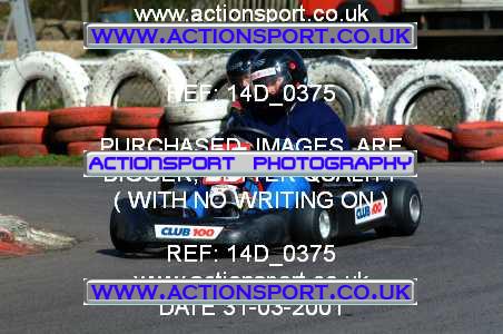Photo: 14D_0375 ActionSport Photography 31/03/2001 Club 100 Kart Enduro _1_AllTeams #25