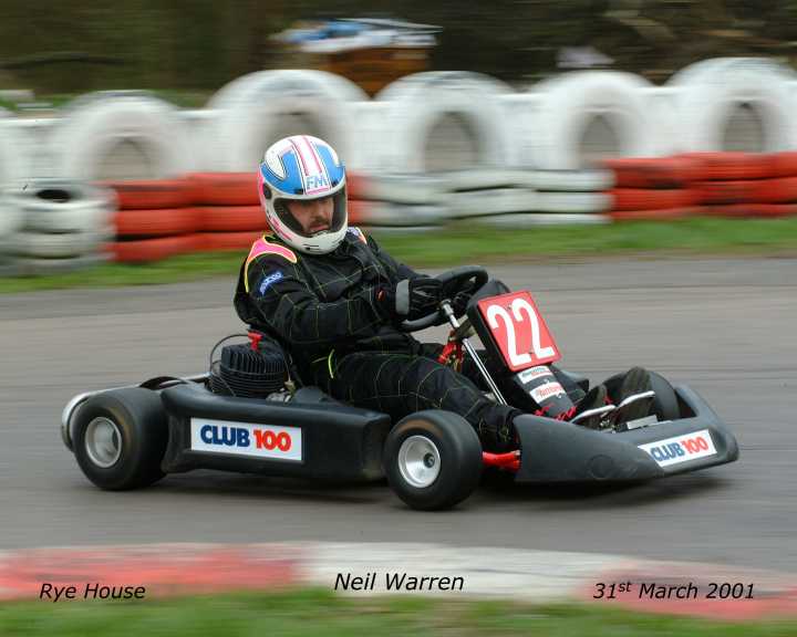 Sample image from 31/03/2001 Club 100 Neil Warren Kart Enduro