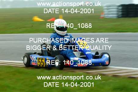 Photo: 140_1088 ActionSport Photography 14/04/2001 Rotax Max GT Challenge Kart Event - Silverstone _1_Karts #55
