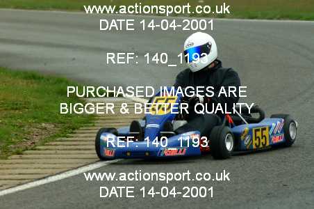 Photo: 140_1193 ActionSport Photography 14/04/2001 Rotax Max GT Challenge Kart Event - Silverstone _1_Karts #55