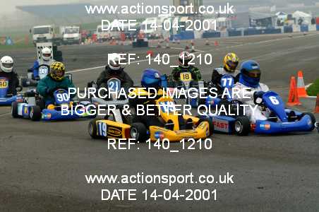 Photo: 140_1210 ActionSport Photography 14/04/2001 Rotax Max GT Challenge Kart Event - Silverstone _1_Karts #77