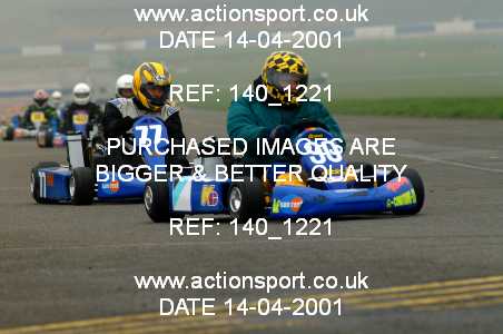 Photo: 140_1221 ActionSport Photography 14/04/2001 Rotax Max GT Challenge Kart Event - Silverstone _1_Karts #77