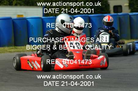 Photo: 01041473 ActionSport Photography 21/04/2001 Super1 Kart Championship - Clay Pigeon _2_Karts #40