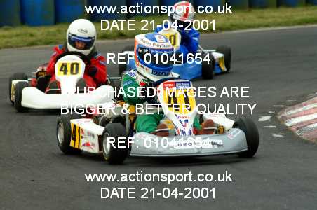 Photo: 01041654 ActionSport Photography 21/04/2001 Super1 Kart Championship - Clay Pigeon _2_Karts #40