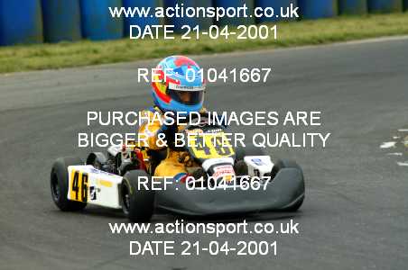 Photo: 01041667 ActionSport Photography 21/04/2001 Super1 Kart Championship - Clay Pigeon _2_Karts #46