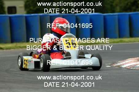 Photo: 01041695 ActionSport Photography 21/04/2001 Super1 Kart Championship - Clay Pigeon _2_Karts #56