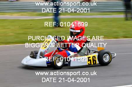 Photo: 01041699 ActionSport Photography 21/04/2001 Super1 Kart Championship - Clay Pigeon _2_Karts #56