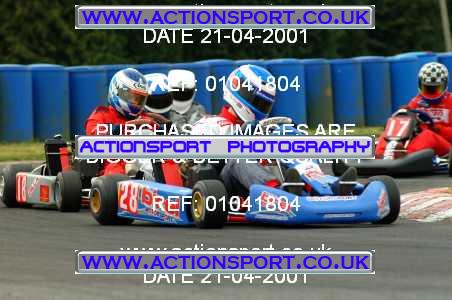 Photo: 01041804 ActionSport Photography 21/04/2001 Super1 Kart Championship - Clay Pigeon _1_JuniorMAX #28