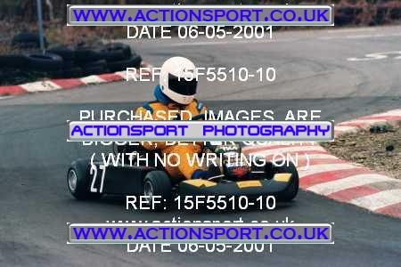 Photo: 15F5510-10 ActionSport Photography 06/05/2001 Forest Edge Kart Club _5_SeniorTKM #27