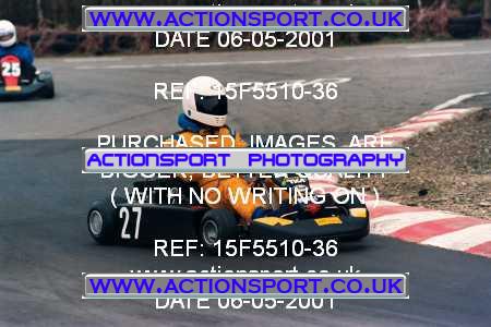 Photo: 15F5510-36 ActionSport Photography 06/05/2001 Forest Edge Kart Club _5_SeniorTKM #27