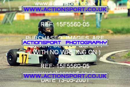 Photo: 15F5560-05 ActionSport Photography 12,13/05/2001 Hunts Kart Club - Kimbolton _5_Cadets #17