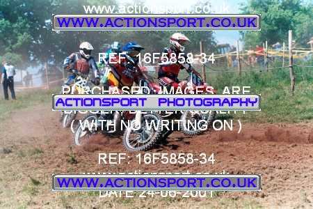Photo: 16F5858-34 ActionSport Photography 24/06/2001 AMCA Warley MCC - Upperdown Farm  _2_250Juniors #97