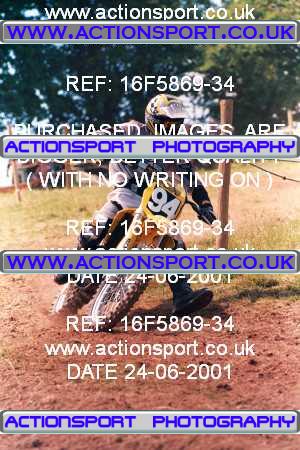 Photo: 16F5869-34 ActionSport Photography 24/06/2001 AMCA Warley MCC - Upperdown Farm  _7_125JuniorGroup2 #94