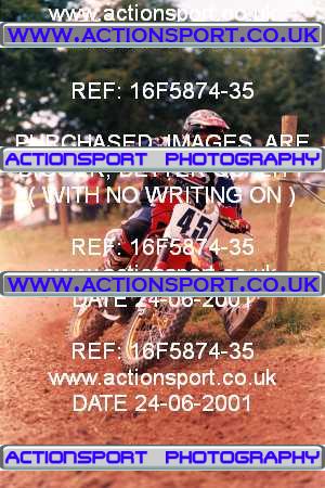 Photo: 16F5874-35 ActionSport Photography 24/06/2001 AMCA Warley MCC - Upperdown Farm  _9_250Experts #45