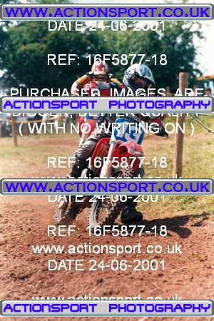 Photo: 16F5877-18 ActionSport Photography 24/06/2001 AMCA Warley MCC - Upperdown Farm  _A_125Seniors #13