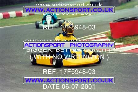 Photo: 17F5948-03 ActionSport Photography 06/07/2001 NatSKA Kart Championships _0_Practice_Blue #33