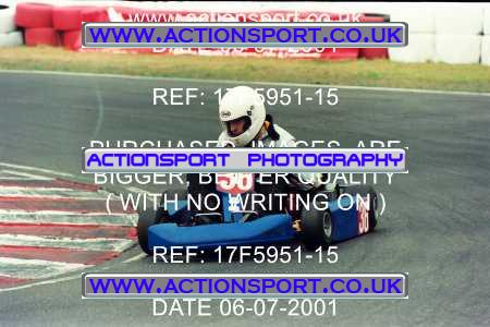 Photo: 17F5951-15 ActionSport Photography 06/07/2001 NatSKA Kart Championships _0_Practice_Red #36
