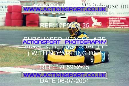 Photo: 17F5952-35 ActionSport Photography 06/07/2001 NatSKA Kart Championships _0_Practice_Blue #33